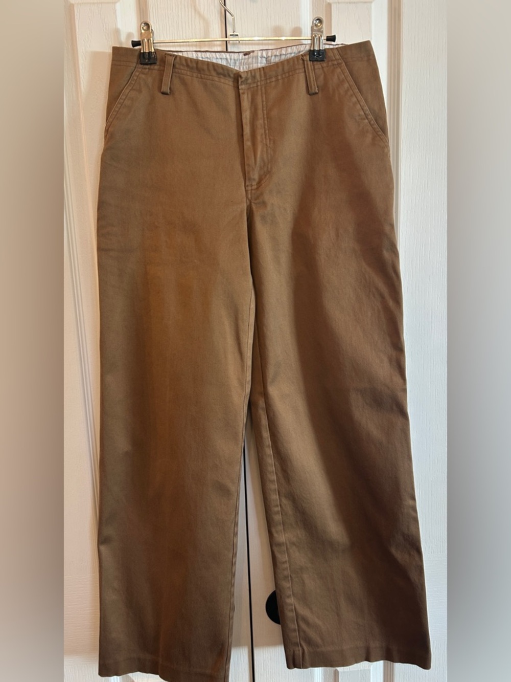 TOGO 100% Cotton Straight Leg Pants Brown Size 8 EUC